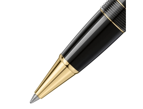 Rollerball Montblanc Piece Maestro Revestida Ouro Legrand Preta