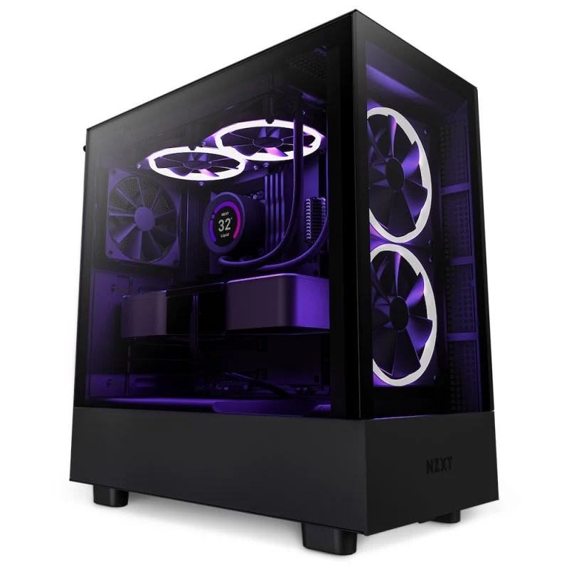 Torre ATX NZXT H5 Elite Negro Vidrio Templado