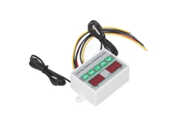 Controlador De Temperatura Digital De Doble Pantalla Y Control Termostato Electrónico Preciso Multifuncional