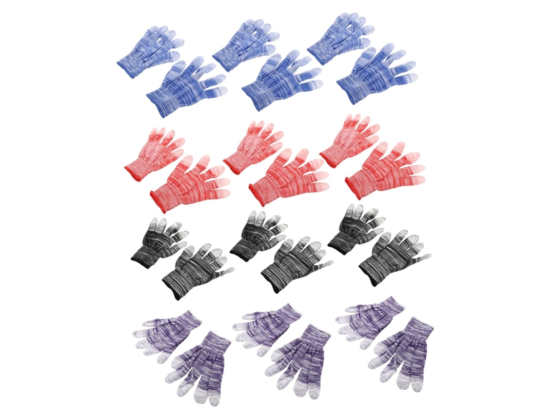 Guantes De Trabajo Antideslizantes Fabricados En Nailon Pu Antiestático Y Transpirable.