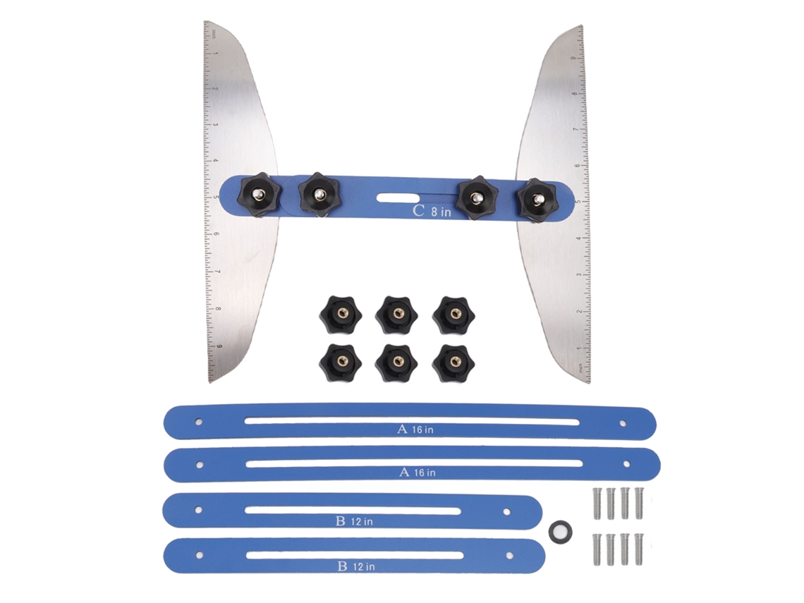 Cinta Métrica De Acero Inoxidable Para Escaleras, 8/12/16 Pulgadas, Herramienta De Medición De Precisión, Resistente A La Corrosión.