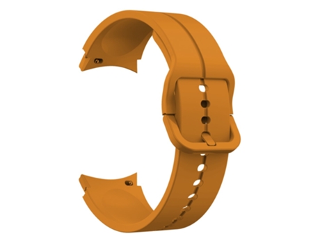 Correa de Silicona con hebilla para Samsung Galaxy Watch 4 40mm/44mm/Watch 4 Classic 42mm/46mm/Watch 5 40mm/44mm - amarillo