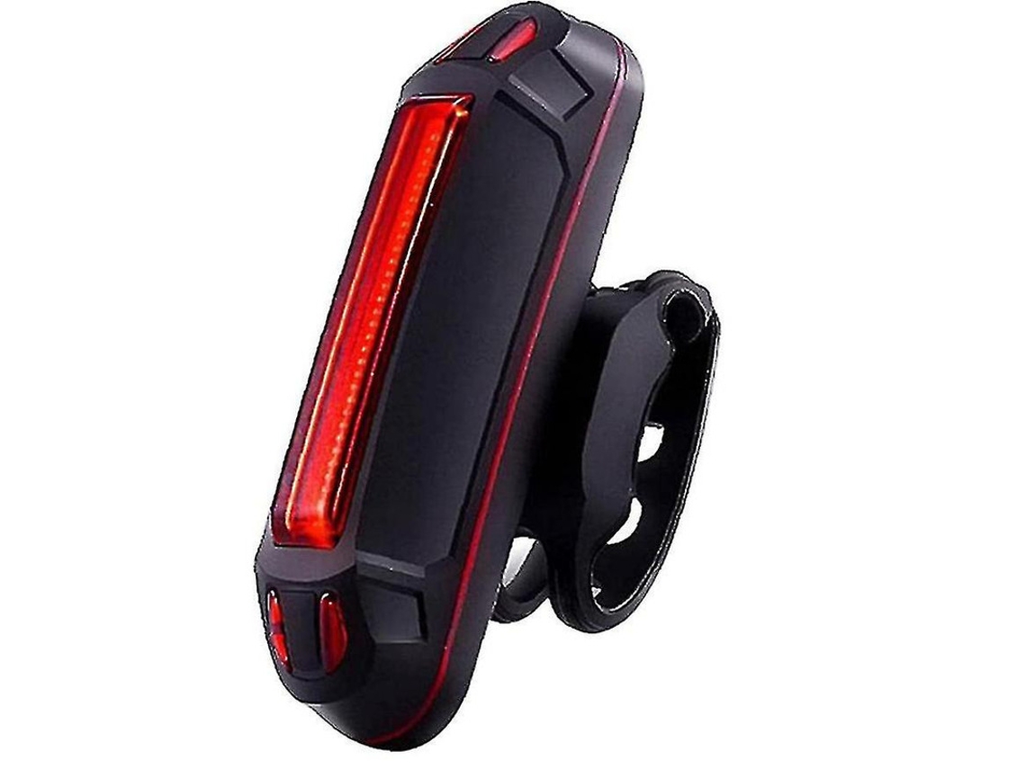 Yizhood - 2 luces traseras LED para bicicleta, recargables por USB, resistentes al agua, luz de advertencia nocturna (roja)