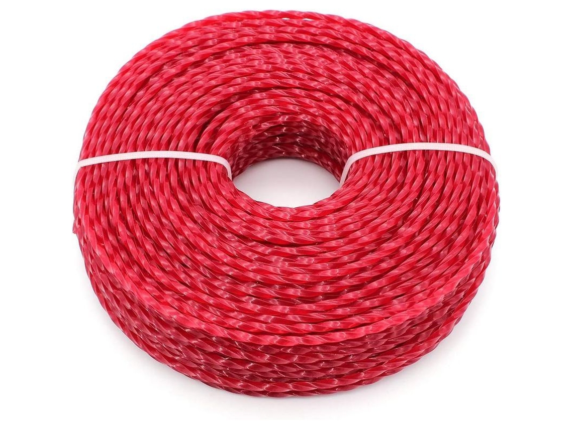 Cabezal universal de plástico de 2 hileras para cortacésped, 3,0 mm, para jardín.