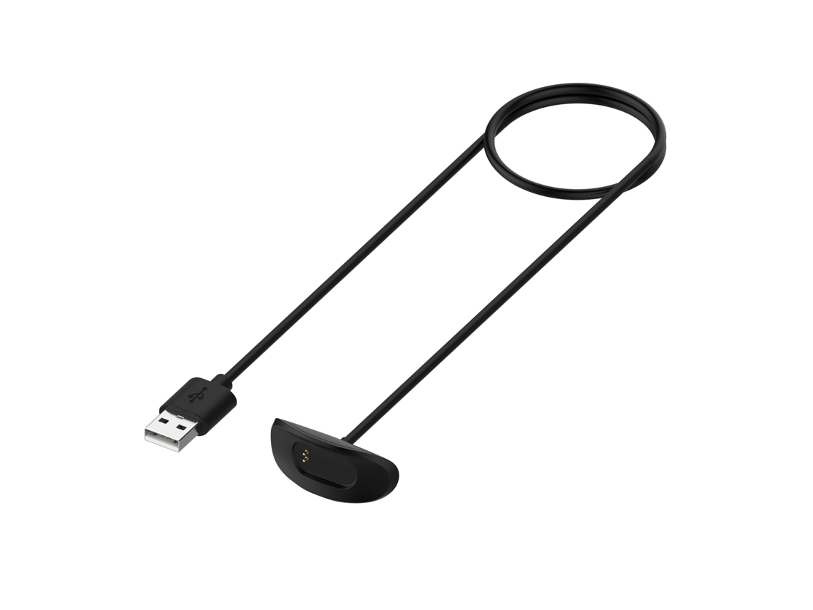 Para Amazfit X Curved Screen Watch Cable de carga magnético USB, 1 m (negro)