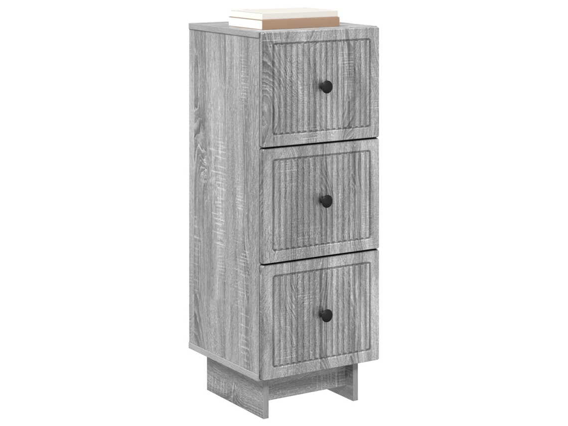 Maison Exclusive - Cajonera Gris Sonoma 33 X 34,5 X 90 Cm Madera De Ingeniería