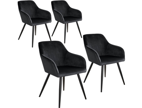 4 Silla TECTAKE De Terciopelo De Marilyn