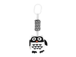 Peluche Colgante Para Bebé Con Forma De Búho, Juguete De Cuna Blanco Y Negro.