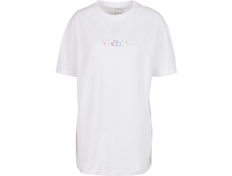 Camiseta de Mujer MERCHCODE Disney Castle Blanco (L)