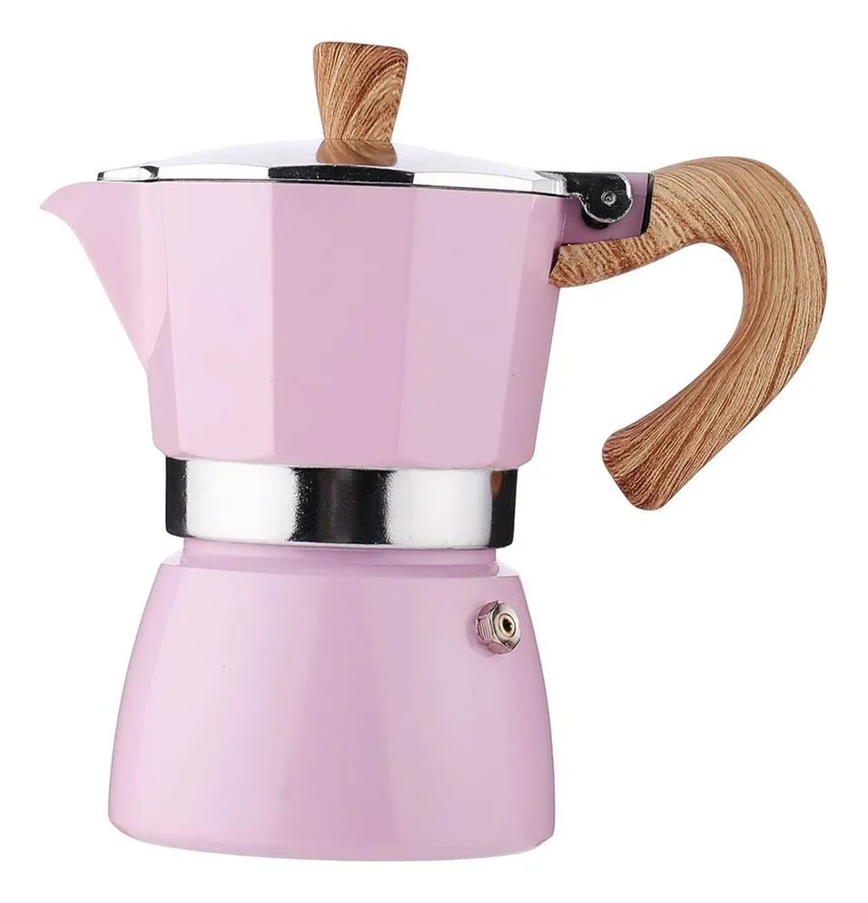 Cafetera espresso Pink Fashion de 150 ml. Rosa 150 ml. Vayotoy.