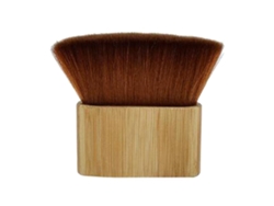 Cepillo suave para desempolvar el cuello, con mango de madera, ideal para barberos y peluqueros.