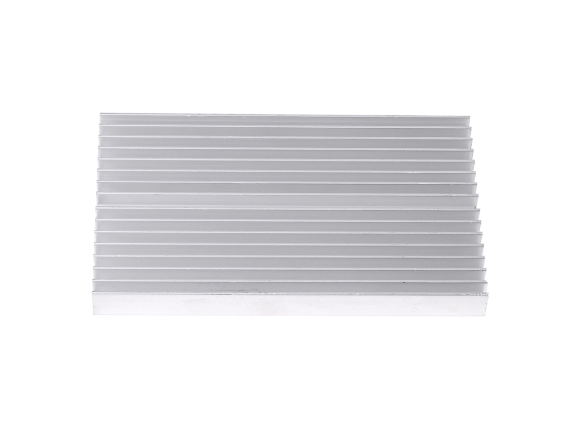 2026as-disipador De Calor De Aluminio Diy 100x60x10mm Para Chip Ic Led Transistor Forma De Rejilla Refrigerador