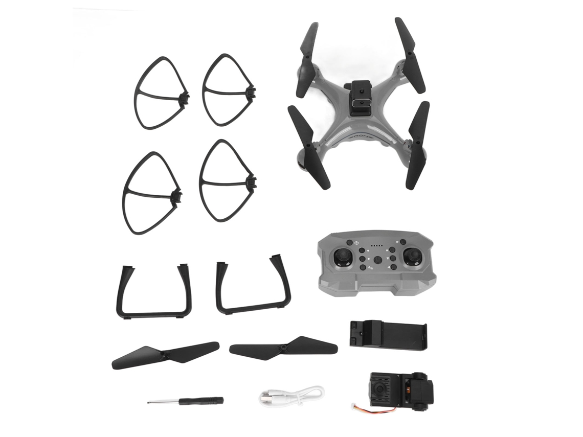 Drone Rc Quadricóptero Mini Com Câmera Dual 4k Hd Controle Remoto