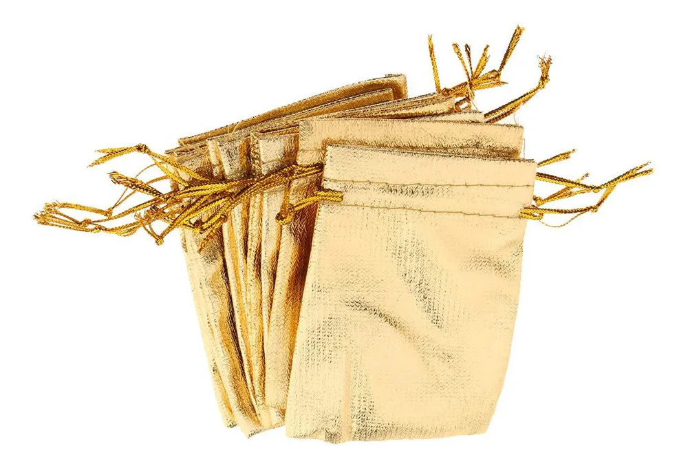 Bolsa de dulces dorada (50 unidades)
