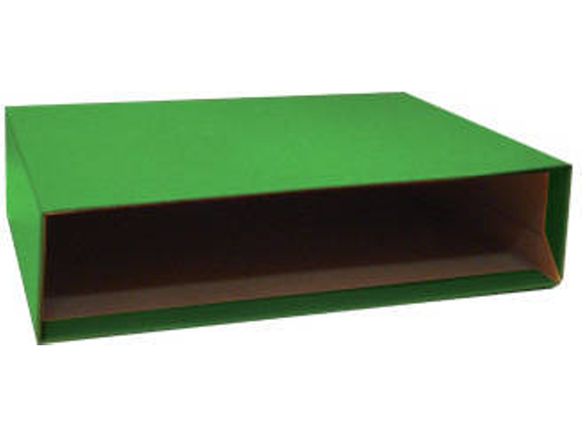 Caja para Dossiers CARTONEX Micro 200AC Verde (35 x 29 x 8 cm)