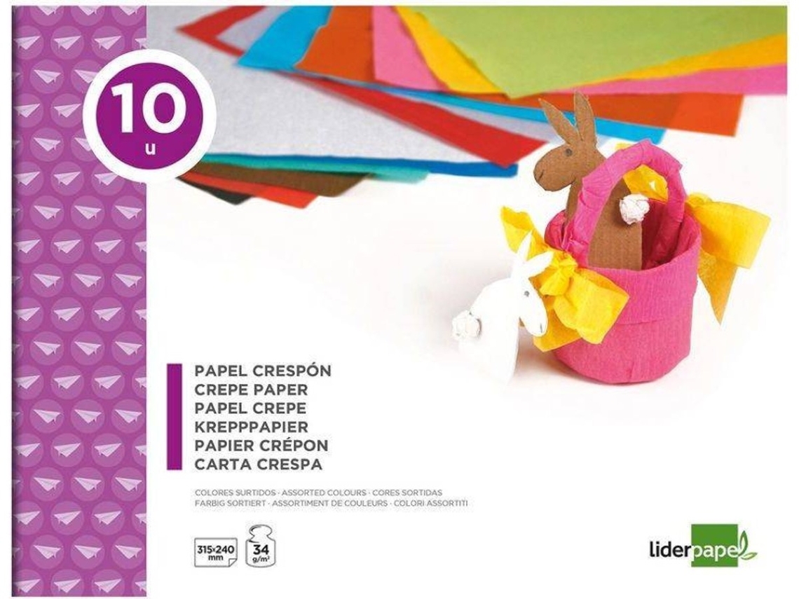 Blocs de Papel Crepe LIDERPAPEL SR