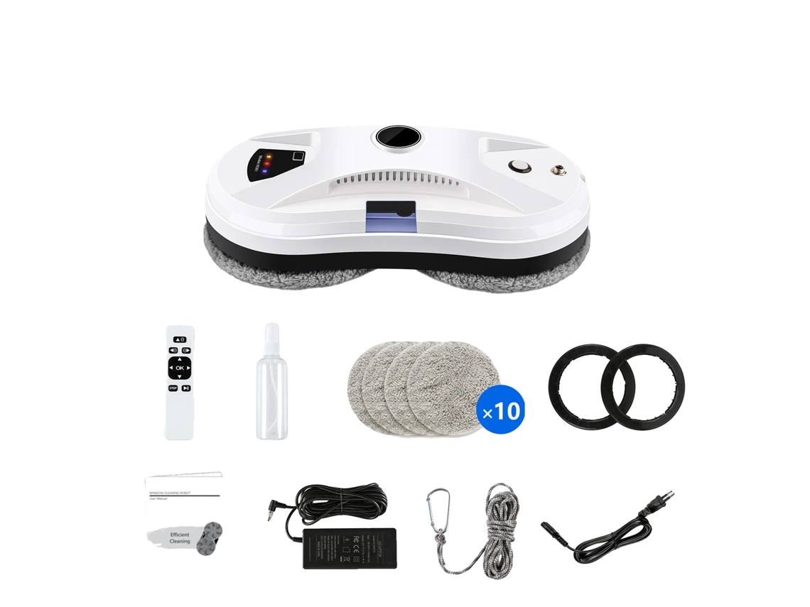 Limpiador de ventanas automático, control remoto, accesorios versátiles, características de seguridad, pulverizador de agua 334, UE, sí OEM