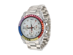 Reloj Analógico De Cuarzo Para Hombre, Acero Inoxidable, Cronógrafo, Luminoso, Resistente Al Agua Hasta 30 M.