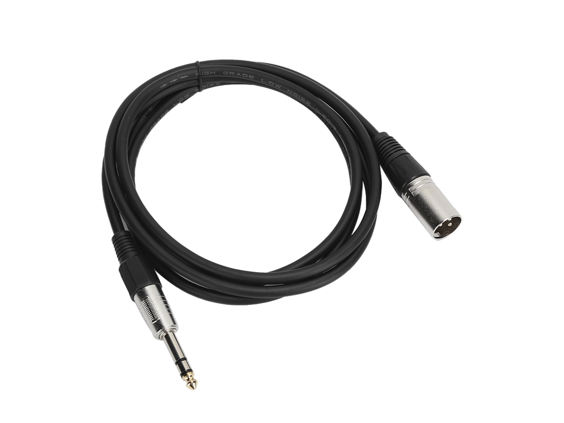 Cable Balanceado Xlr Macho A 6,35 Mm Macho De 1/4 Pulg., 2 M, Cobre, Pvc Libre De Oxígeno.