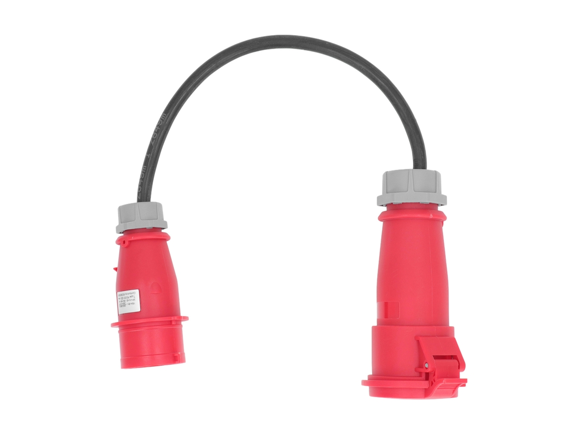 2026velora-adaptador Cee 5 Pin 32a Hembra A 16a Macho Impermeable Para Exterior 220-380v/240-415v