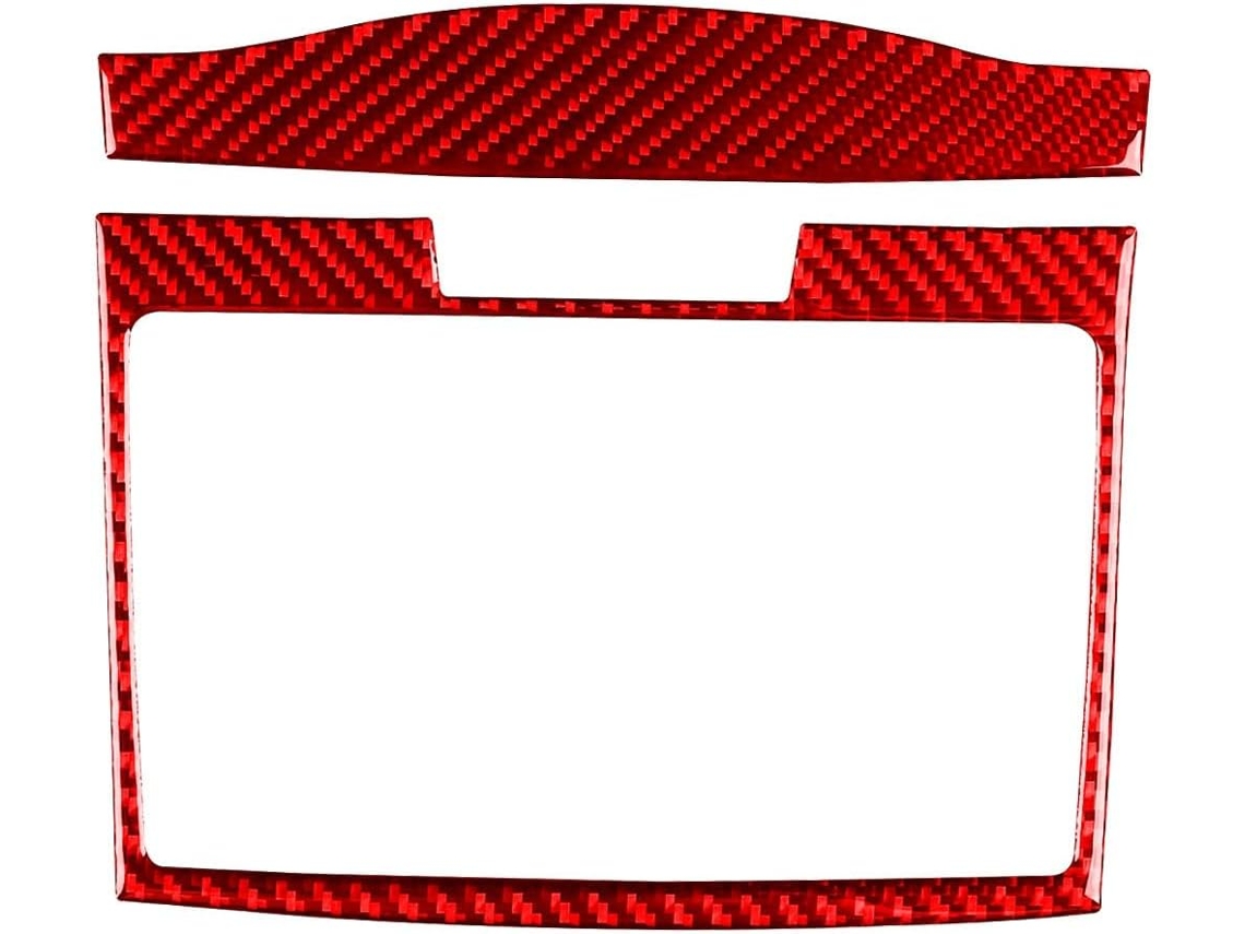 Adhesivo Decorativo Para Panel De Control Central Del Automóvil Con Textura Fibra Carbono Crv 2012-2016