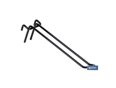 Ganchos azul blister doble varilla 22cm