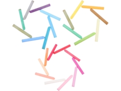 24 Tizas De Colores Para Acera, Tizas Sin Polvo Para Dibujar Al Aire Libre, Útiles Escolares Para Profesores.