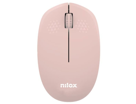 Ratón Inalámbrico Óptico NILOX NXMOWI4014 (Rosa - USB)