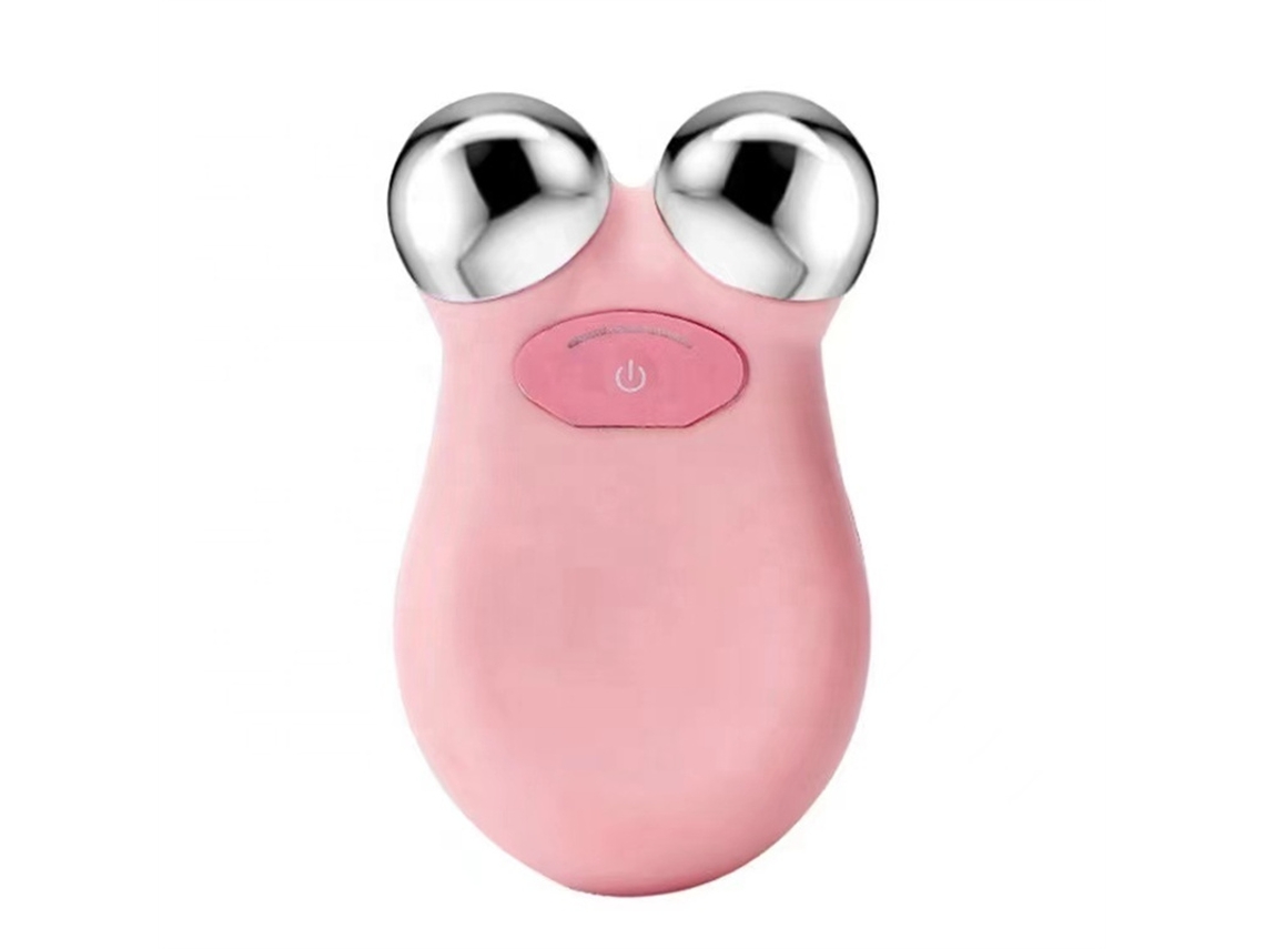 Masajeador Facial De Microcorriente (rosa), Masajeador Facial Recargable Por Usb