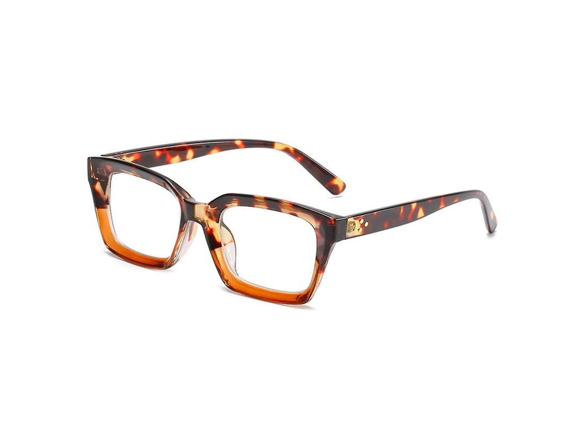 Gafas De Lectura De Estilo Vintage Con Montura Rectangular Gruesa Para Personas Con Presbicia (0-300 Dioptrías).