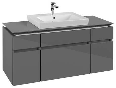 Módulo de lavabo Villeroy &amp Boch Legato B683 1200x550x500mm centrado en el lavabo