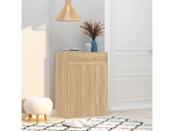Zapatero de madera de roble Sonoma DKD HOME DECOR