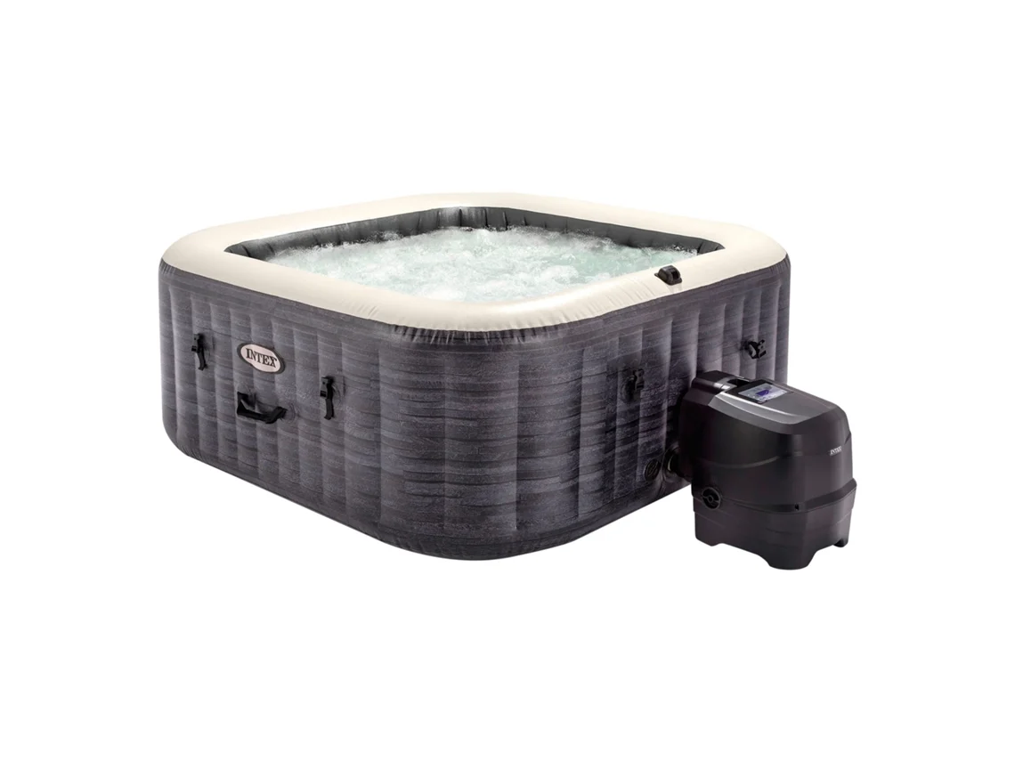 INTEX Spa hinchable 4 personas Greystone Deluxe 175x175x71 cm