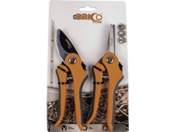 Bricoferr Kit De 2 Tijeras Para Vendimia/forestales Y Corte De 20 Cm.