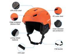 2026-casco De Esquí Integrado Caliente Ajustable Ligero Cómodo Para Snowboard Y Esquí