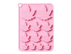 Moldes de silicona con 12 cavidades en forma de hoja para chocolate, repostería, fondant y repostería, Rosaslowmoose