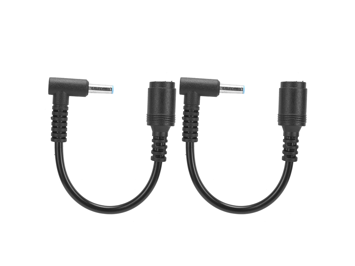 Cable Convertidor De Adaptador De Corriente De 7,4 X 5,0 Mm Hembra A 4,5 X 3,0 Mm Macho Con Pin Para Hp Ultrabook Dell (2 Unidades)