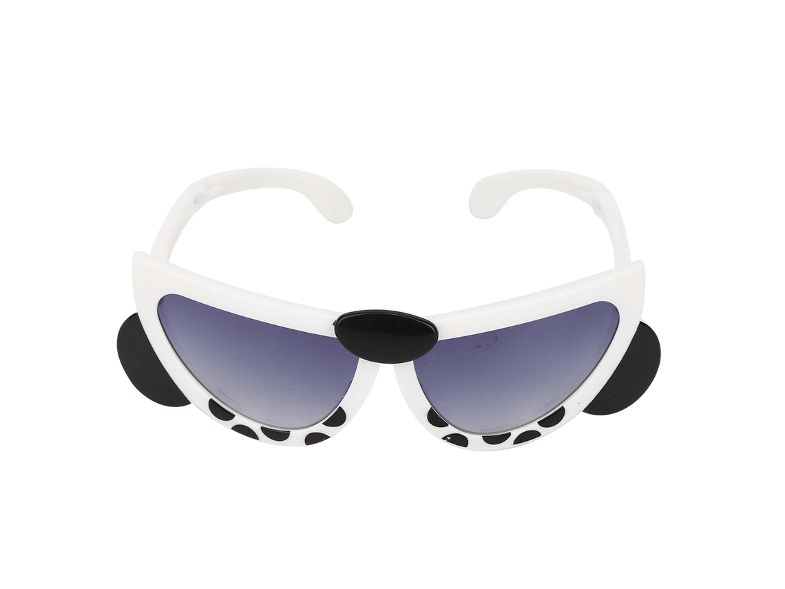 Ats-gafas De Sol Plegables Infantiles Con Estilo Animal Cartoony Portátiles Para Verano Regalo De Juguete Panda Blanco