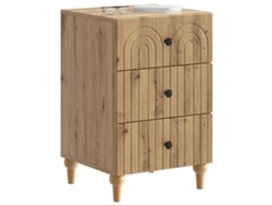 Maison Exclusive - Armario De Noche Con Cajón Roble Artesanal 43x 41 X 66,5 Cm