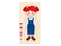 Quebra-cabeça De Anatomia Do Corpo Humano Infantil Madeira Ferramenta Educativa Para Crianças