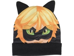 Gorro LADYBUG (PRODIGIOSA) con Máscara de Cat Noir (20 x 21 cm)