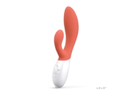 Vibrdor Rabbit Rabbit' LELO Ina 3 Coral para Mujer (10 Modos de Vibración - Resistente Al Agua)