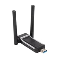 Baoj-2026adaptador Wi-fi 6 Dual Band 2,4g 573,5 Mbps 5g 1201 Mbps Placa De Rede Sem Fio Usb3.0 Receptor De Alto Desempenho