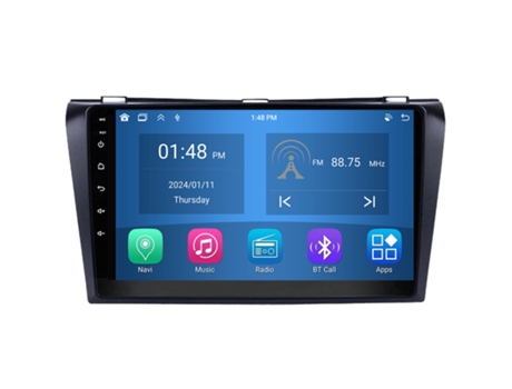 Autoradio 4GB RAM64GB ROM ROVERONE para Mazda 3 Mazda3 BK 2003 - 2009 CarPlay Android Coche Radio Bluetooth Navegación