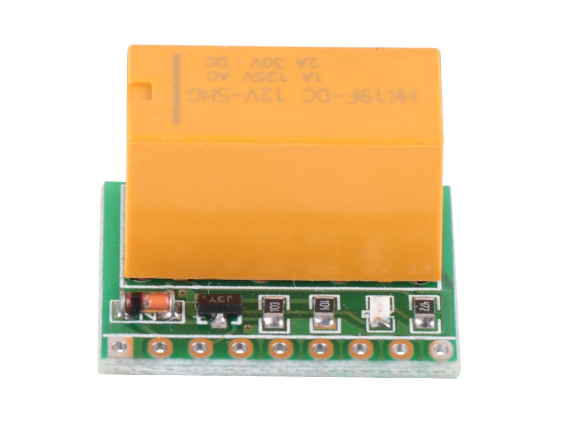 Módulo Relé Señal Dpdt 12vdc Placa Interruptor Selector 2 Canales Para Motor Led Quadricóptero
