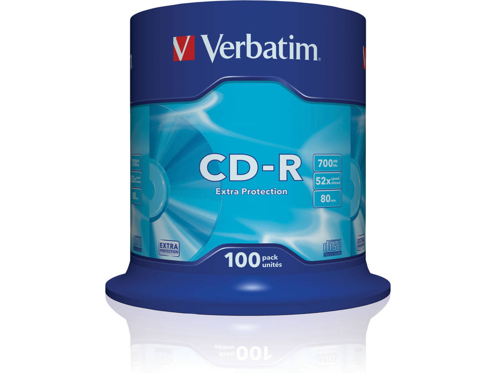 CD vírgen VERBATIM CD-R Extra Protection