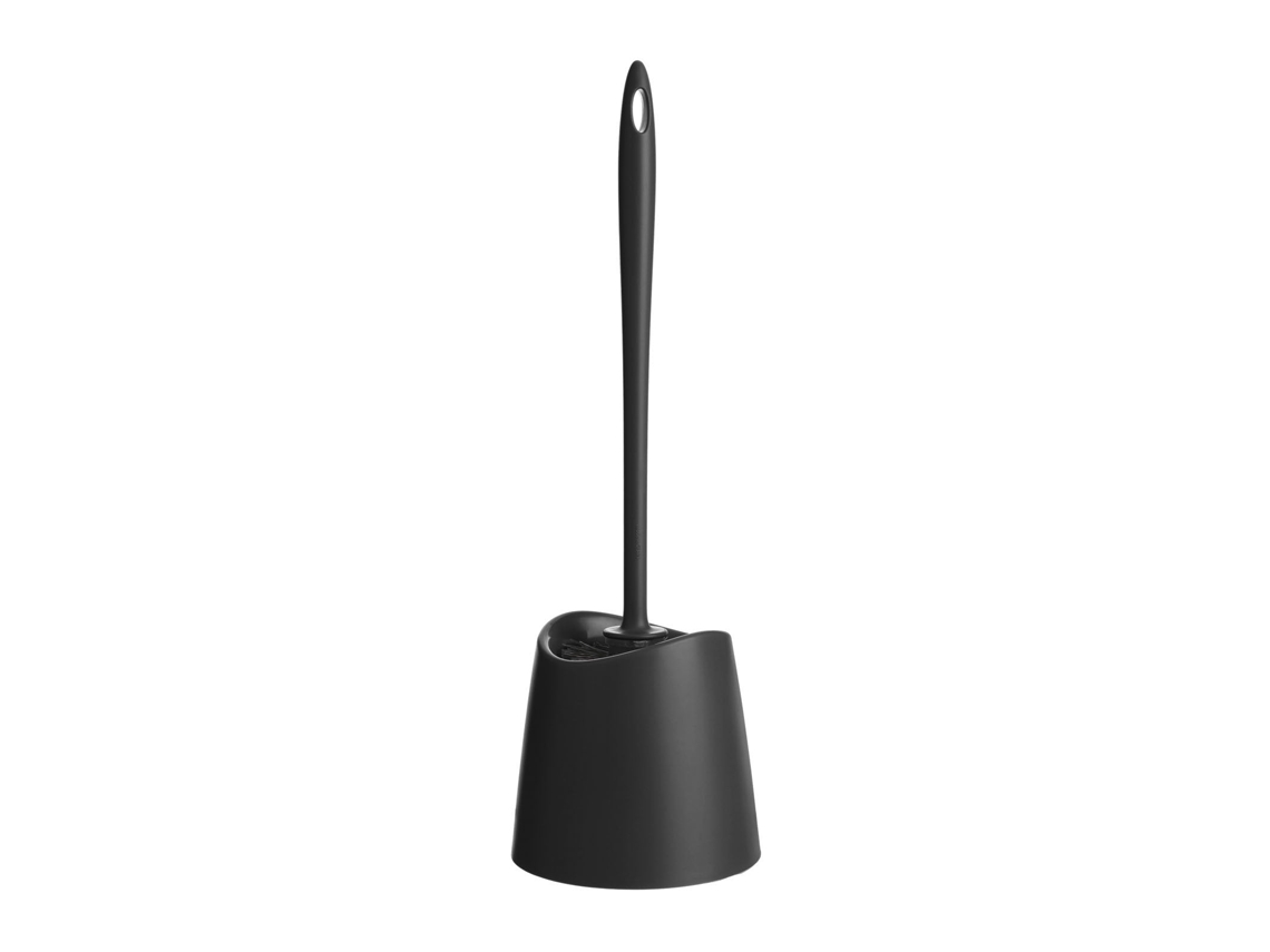 Tatay Standard - Escobilla De Baño En Plástico Con Cerdas Negras. Negro
