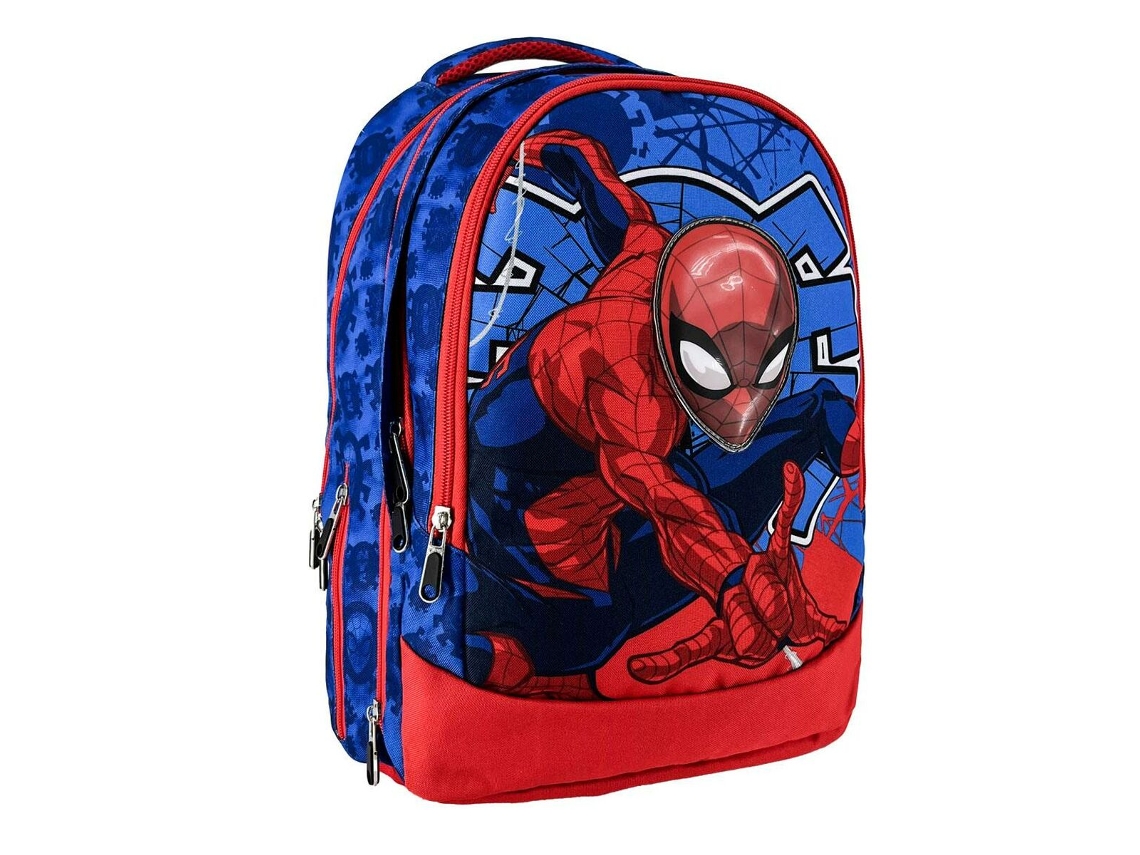 Mochila escolar Spider-Man roja 31 x 14 x 41 cm