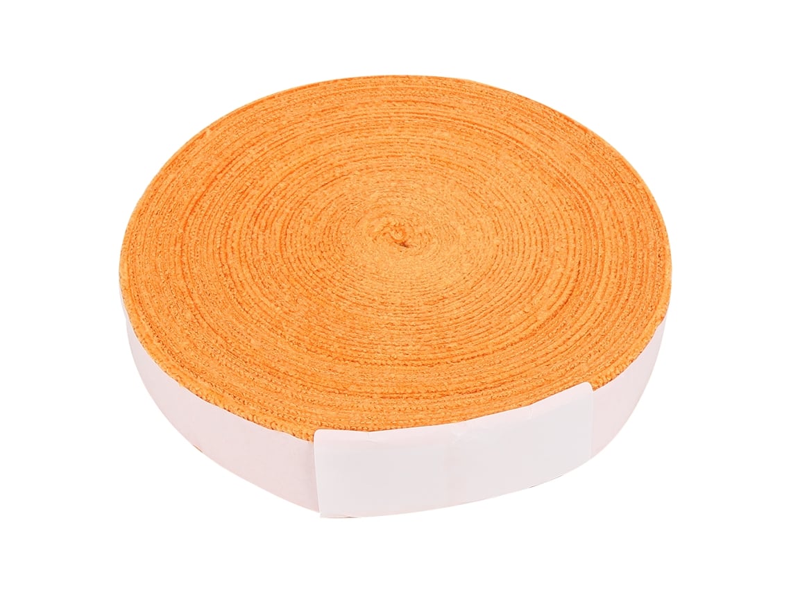 Fita De Grip Para Raquete De Badminton E Tênis Absorvente De Suor Antiderrapante 10m Poliéster Laranja