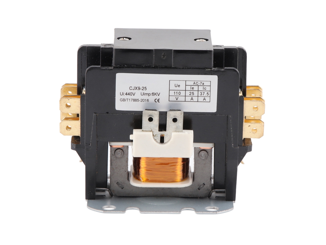 Contactor De Ca Cjx9 25 2p 25a Para Aire Acondicionado Con Contactos De Aleación De Plata 110v